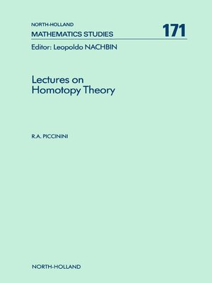 cover image of Lectures on Homotopy Theory